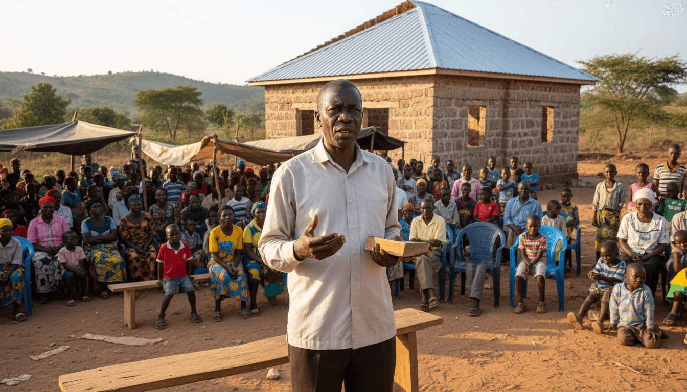 A faith community gathered in Nigeria